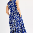 Kohl's Women's Summer Maxi Dress Sleeveless Button Down Casual Loose Long Beach Sundress Travel Vacation Outfits (Size M)