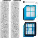 3882 Crosswave Omniforce Replacement Parts for BISSELL 3882/3883 / 3967F / 3970F CrossWave OmniForce/OmniFind Vacuum Cleaner, 2 Brush Roller, 2 HEPA Filters