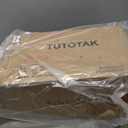 TUTOTAK Narrow Bookshelf, 8-Tier Bookcase, Spine Book Shelf for Small Space, Corner Standing Shelf for Living Room, Office, Study, Entryway, White BS06BW008