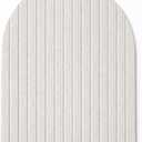 Orelle Fluted Arch Felt Bulletin Board (Beige, 23" W x 31" H)