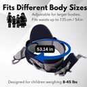 Uberfluss Baby Hip Carrier, Adjustable Waistband with Strong Support Hip Seat Baby Carrier, Ergonomic Carrier for Newborns & Toddlers up to 45lbs - fits Most Body Sizes (Dark Blue)