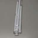 Tension Rod for Windows 28 to 48 Inch,Spring Curtain Rods No Drilling 7/8" Diameter White Tension Rods Adjustable Curtain Rods Expandable Pressure Spring Tension Rods for Closet, Doorway