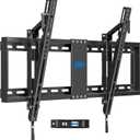 Mounting Dream Tilt TV Wall Mount - Fits 42-70 Inch TVs, Tilt Up to 20 Degrees, VESA 200x100 to 600x400mm, 132 lbs Loading, Fits 16", 18", 24" Studs - MD2165-LK (Black)