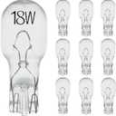 Diximus 12 Volt 18 Watt Low Voltage T5 T10 Landscape Bulb - Landscape Light Bulbs - Low Voltage Landscape Light Bulbs Incandescent - 10 Pack (10)