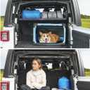 JOYTUTUS Rear Cargo Rack Basket Compatible with Wrangler JL 2018-2023 (Hard-Top Only, Not Fit 2024-2026), 350 LBS Adjustable Height Trunk Interior Luggage Basket Big Storage Carrier, Black
