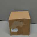 Retisee 1 Pcs 6'' x 6'' Extra Large Flameless Candles, 3 Wick Glass Large Candles with Remote Control and Timer Function, Real Wax LED Pillar Decor Flickering for Home Party Decor (Clear)