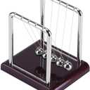 Newton Cradle, Steel Balance Balls Swinging Magnetic Ball, Physics Science Pendulum Desk Toy, for Office Home Decompression