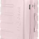 SwissGear 7366 Signature Hardside Expandable Luggage with Spinner Wheels, TSA Lock, Coral Almond, Checked-Large 27-Inch