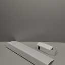 4ft Steel Easy Slip-On Baseboard Heater Cover with End Caps for Bathroom & Hydronic System for Replacing Old Cover, White