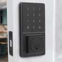 Honeywell Matte Black Electronic Deadbolt and Touchscreen Keypad