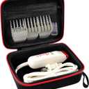 ALLPRIMO Case Compatible with Wahl Professional Peanut Classic Clipper Trimmer #8685 8655 8655-200 8633 8081 8035. Hair Clipper Organizer Holder for Attachment Comb, Oil,Blade Guard(Box Only)-Black