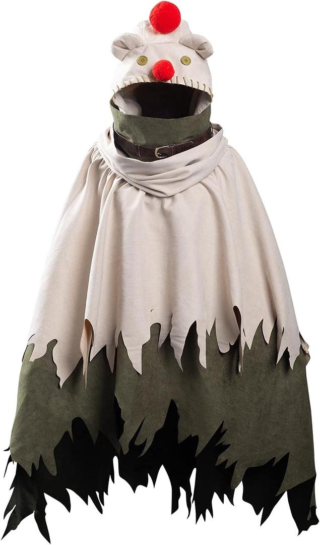 Yuffie Kisaragi Cosplay Costume FF7 Yuffie Cloak Cape Womens Halloween Outfit (Large)