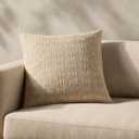 Loloi Magnolia Home by Joanna Gaines Bryn Collection PMH0062 Beige 22'' x 22'' Cover w/Down Pillow