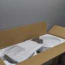 ZMISHIBO 52 Inch Ceiling Fan No Light, Flush Mount Low Profile, Modern Black Ceiling Fan Without Light, Remote Control & Quiet DC Motor, for Indoor&Outdoor, Bedroom, Living Room