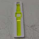 Blingbrione Clear Band Compatible Apple Watch Women 38mm 40mm 41mm 42mm 44mm 45mm 46mm Men,Transparent Jelly Soprt Strap with Cover Case Protector for iWatch Series 11 10 9 8 7 6 5 4 3 2 1 SE Blue Pink White Green