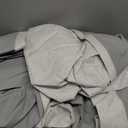 100% Blackout Shield Linen Blackout Curtains for Bedroom 84 Inches Long, Back Tab/Rod Pocket Living Room Drapes, Thermal Insulated Blackout Curtains 2 Panels Set, 50" W x 84" L, Beige