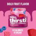 Ninja Thirsti Flavored Water Drops, FRUITI CHILL Berry Burst, Bold Fruit Flavor, Sparkling or Still, Zero Calories, Zero Sugar, Makes 17, 12oz drinks, 3 Pack, WCFBRPNAM