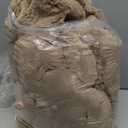 Faux Fur Throw Blanket, Bunny Blanket with Bubble Texture, Reversible Fluffy Blankets for Couch and Bed, Soft Cozy Faux Rabbit Fur Blanket for Home Décor, Light Brown