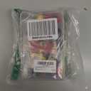 57 Pcs Black Red Yellow Ball Star Cake Topper Set Cartoon Cake Decorations with Flag DIY Insert Topper for One Two Years Happy Birthday Decorations Baby Shower Party Supplies(One Year)