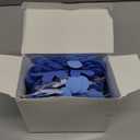 Anglechic 72 Pcs Foam Snowflake Bulk Winter Large 6 Inch Bulletin Board Cutouts Decorative Snowflakes for Crafts DIY Favors(Blue)