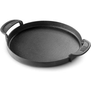 Weber Gourmet BBQ Griddle  NonStick PorcelainEnameled CastIron Griddle for Charcoal, Gas & Pellet Grills, Perfect for Breakfast & HighHeat Grilling (Schwarz)