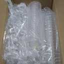 Kucoele 40 Pack Mini Plastic Martini Glasses, 5oz Disposable Cocktail Glasses Tall Party Cups for Wine, Champagne, Margarita