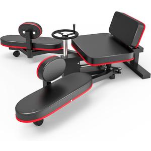Rigel Leg Stretcher, 220LBS Leg Stretch Machine, Heavy Duty Steel Frame Equipment Splits Machine, Leg Stretching Training Machine for Home Gym Split Machine Training Fitness