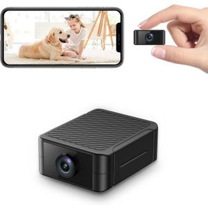 Liretope Spy Camera, 4K Hidden Camera, Mini Camera with Real-Time Recording, AI Motion Detection Pet Camera, Support Cloud & TF Storage, Night Vision, Compact Indoor Cameras for Home/Office Security