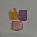 3pcs Glitter Ice Cubes - Colorful Sensory Fidget Toys for Adults & Kids, Fun Squeeze Ball for Stress Relief, Holiday and Birthday Gifts, Perfect Party Toy Gift, Easter Basket Gift