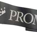 Prom Royalty Sashes Black, Prom Royalty Sashes Set of 8 for School Dance Graduation Party Cosplay Pageants Prom Party Accessories, Black (Black)