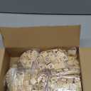 1200 PCS Wood Letter Scrabble Tiles, Wooden Scrabble Letters, Letter Tiles for Crafts, DIY Decoration, Spelling, Alphabet Coaster, A-Z Capital Wooden Letters for Crafts