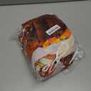 DASHAN Fall Forest Round Backdrop Cover 7.2ft, Autumn Harvest Round Backdrops Thanksgiving Round Background Cover Decorations Friendsgiving Circle Backdrop Cover Photo Prop