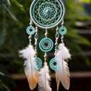 Framendino, 20 Pack 2 Inch Clear Plastic Dream Catcher Ring Round Floral Hoops Circle Hook for DIY Crafts