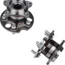KUSATEC 512284 Rear Wheel Bearing Hub Assembly 2-Pack for 2004-2006 Lexus RX330 2007-2009 Lexus RX350 2006-2008 Lexus RX400h 2004-2013 Toyota Highlander 2009-2016 Toyota Venza, 5 Lug w/ABS