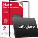 Ambison[1 Pack Matte Glass Screen Protector Compatible with iPad Pro 11, Anti Glare&Fingerprint/Smooth as Silk/Tempered Glass Scratch-Resistant (iPad Pro 11 2022-2Pack)