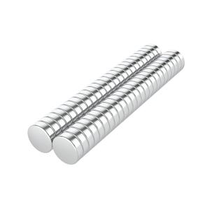 50Pcs N52 Mini Neodymium,6mm x 2mm Super Strong Round Rare Earth Muti-use Premium Neodymium Fridge Magnet (Silver)