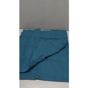 MIULEE Decorative Linen Pillow Covers 18x18 Inch Teal Blue Boho Farmhouse Neutral Couch Throw Pillows for Bed Pack of 2 Accent Coastal Modern Pillowcase Summer Sofa Livingroom Home Decor