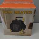 Dura Heat EUH1465 Electric Forced Air Heater with Pivoting Base 5,120 BTU, Yellow (8.5" Height)