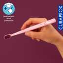 Curaprox CS 12460 Velvet Soft Toothbrush Sensitive Gum Care | Ultra-Gentle Cleaning with 12,460 Filaments | Single Pack, Pink-Fuchsia