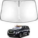 Windshield Sun Shade Custom Fit Accessories Foldable Sun Shield Reflective Polyester Sun Visor Cover Block Heat and Sun Protection, 9 pcs item