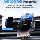 Car Phone Holder for Benz GLC 2016-2019 Accessories/C-Class 2015-2023 Accessories,Ultra-Stable Clip with Anti-Shake,360 Rotation Smart Phone Mount