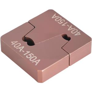 AMZCNC Crimping Dies for YQK-300 & YQK-600, 500A–600A Open Barrel Copper Ring Lug Replacement Dies (Dies Only)
