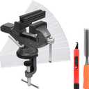 Golf Club Regripping Kit, Golf Club Grip Vise Clamp, Universal Table Vise Golf Shaft Clamp