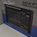 Audio Mixer 8 Channel, Professional Music Sound Mixer Board with 48V Phantom Power, Digital DJ Mixing Console with Reverb USB Port Bluetooth for Recording Karaoke Podcasting