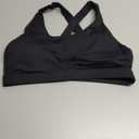 RUNNING GIRL Sports Bra for Women, Criss-Cross Back Padded Strappy Sports Bras Medium Support Yoga Bra with Removable Cups A-Black,Size XL