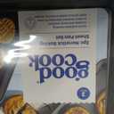 GoodCook Nonstick Steel 3-Piece Cookie Sheet Set, Gray, Small, Medium, Large