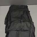 Breling 4 Pcs Plastic Table Skirt 29 Inches x 14 ft Disposable Table Skirt for Rectangle Tablecloth Wedding Shower Birthday Party Banquet(Black)