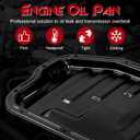 Lower Engine Oil Pan Sump with Drain Plug & Gasket, Compatible with 2002-2006 Nissan Altima, 2002-2006 Nissan Sentra, L4 2.5L, Replace# 11110-9Y600