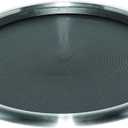 Service Ideas TR1614RI Tray with Removable Insert, 14" Round, Stainless Steel, Brushed