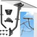 Gen 3 Mount for Starlink, Adjustable Mounting Kit Compatible with V3 Starlink Standard Dish, Black ,Wall/Roof Mount for Starlink Internet Kit Satellite(Include Gen 3 Pipe Adapter)